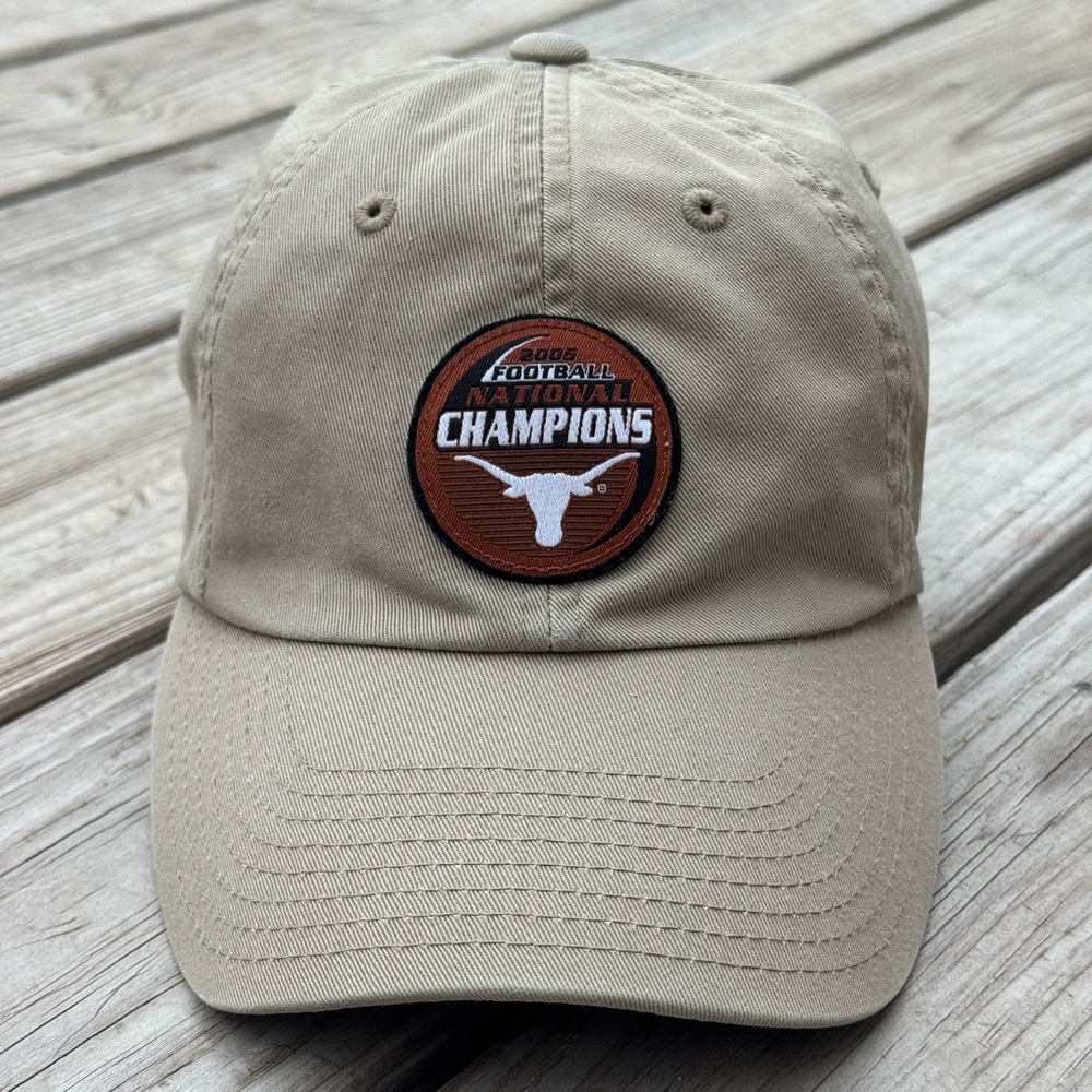 American Needle Texas Longhorns ‘05 Football National Champions Tan OSFA Cap Hat
